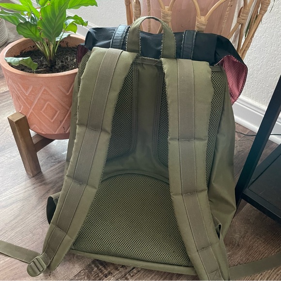 HERSCHEL SUPPLY CO Backpack Canvas Olive Backpacking - Picture 4 of 4